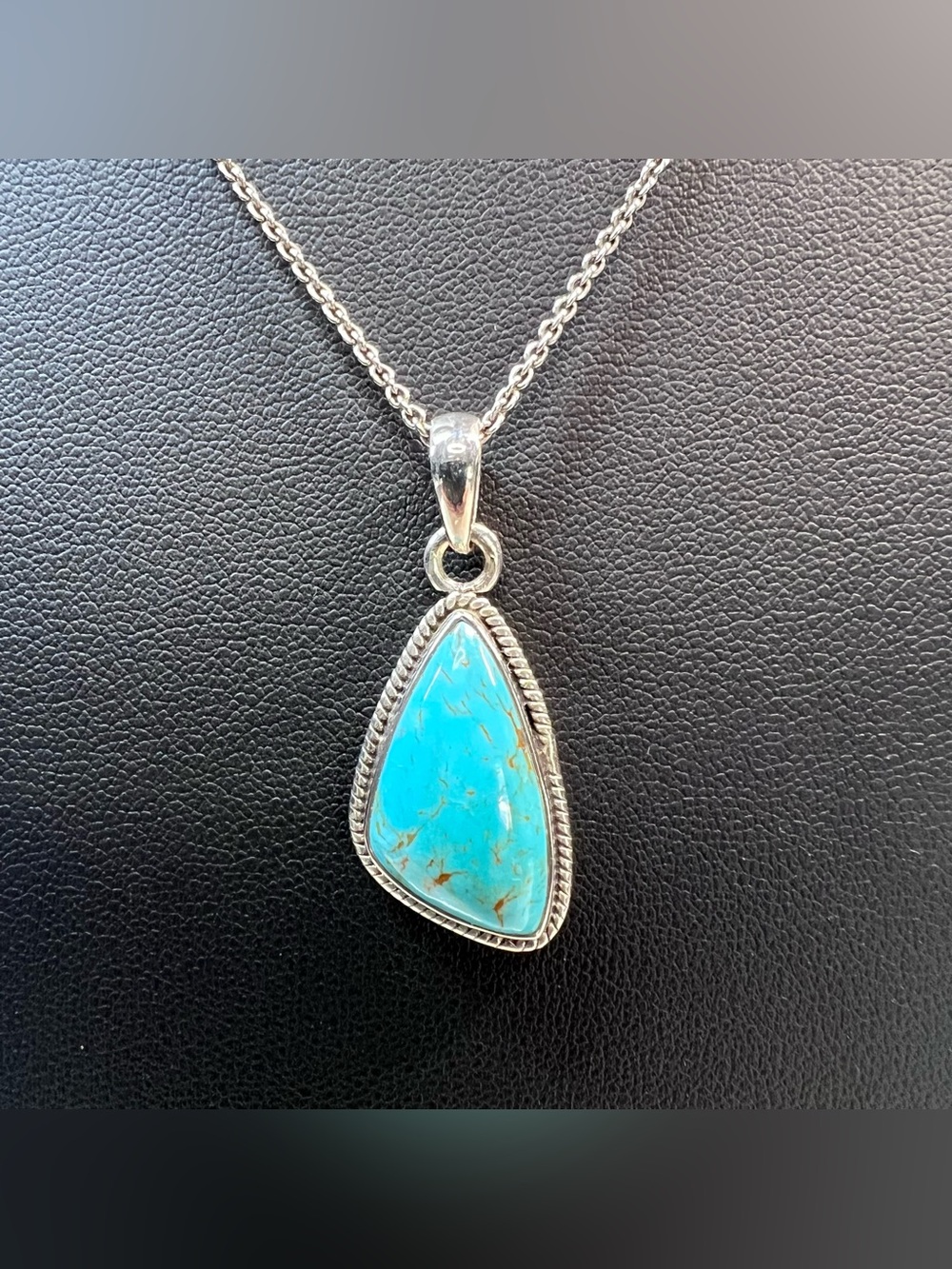 Sterling Silver Turquoise Pendant